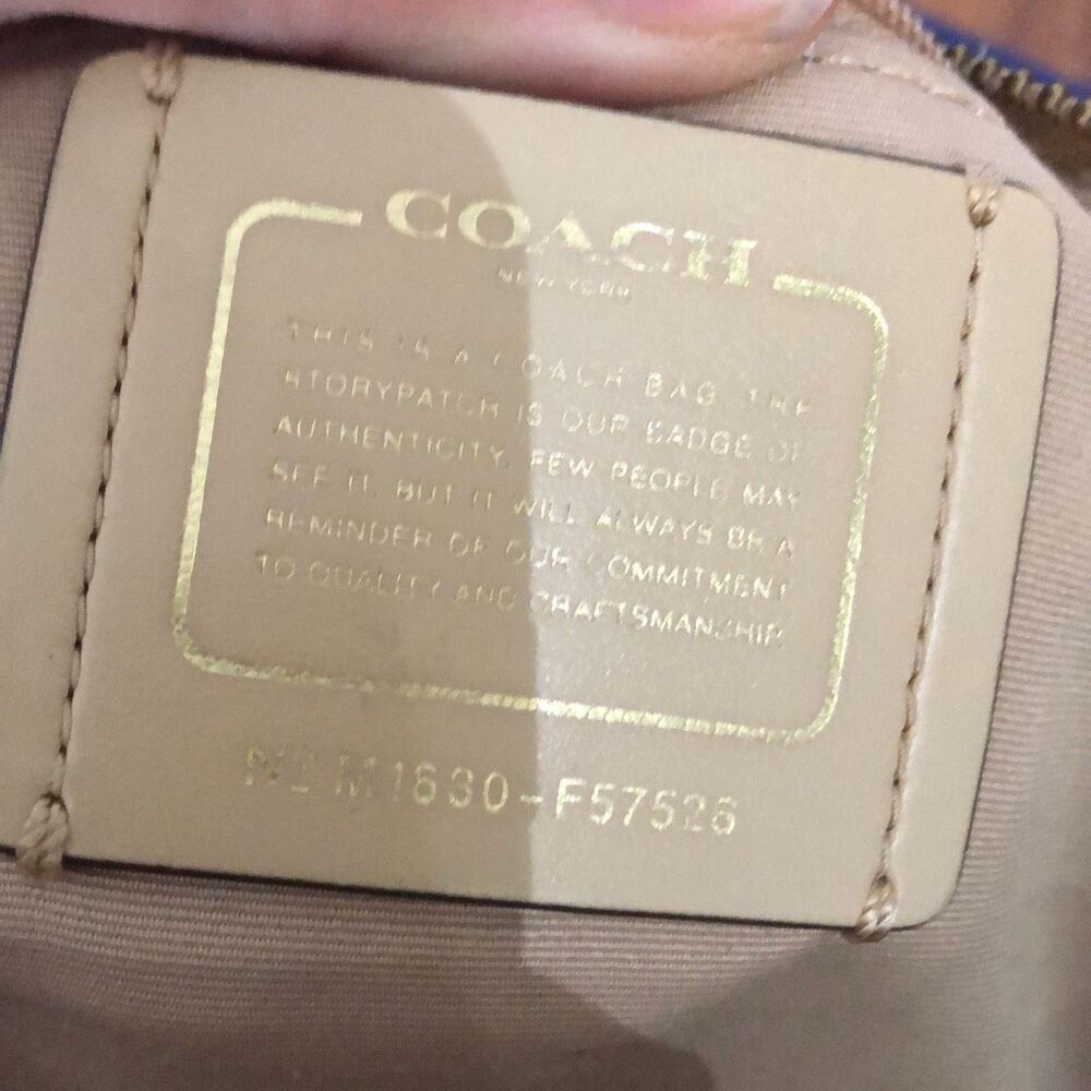Coach Tan leather tote bag - Picture 5 of 9